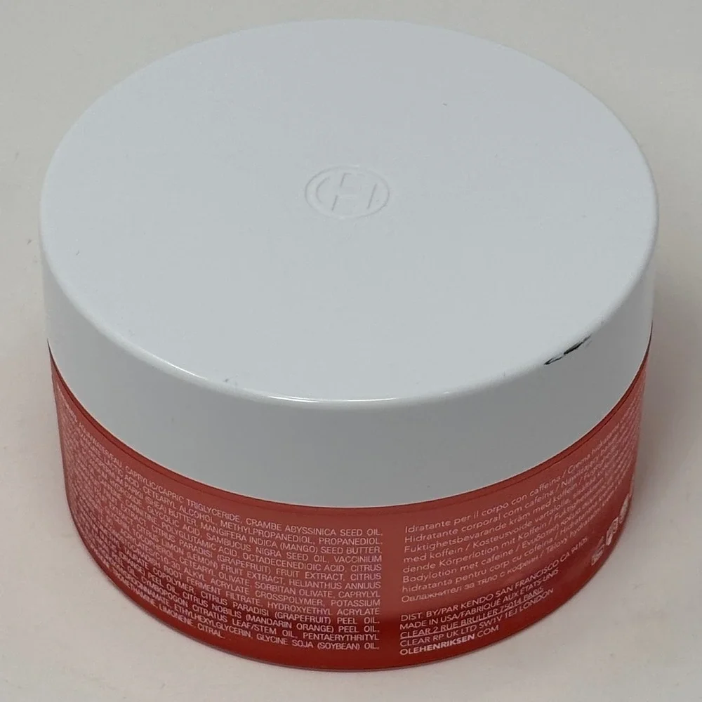 Ole Henriksen Touch BeamCream Smoothing Body Moisturizer 6.4oz AHA Caffeine